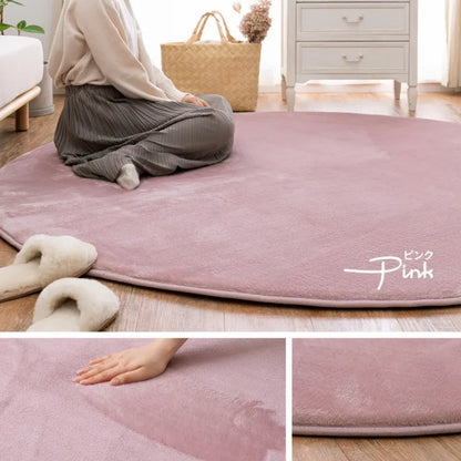 洗える低反発ラグ メレンゲタッチ 幅185cm 奥行き185cm