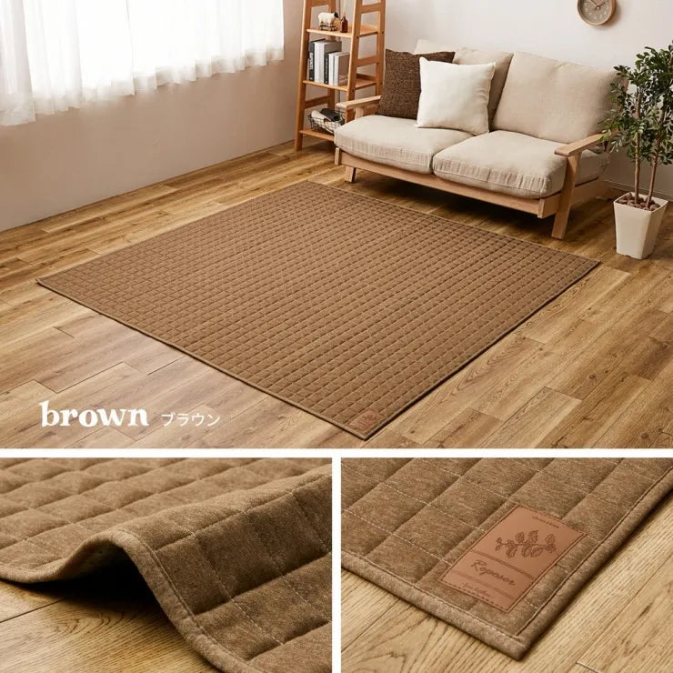 スウェットキルトラグ ココン 幅190cm 奥行き190cm