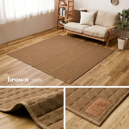 スウェットキルトラグ ココン 幅190cm 奥行き190cm