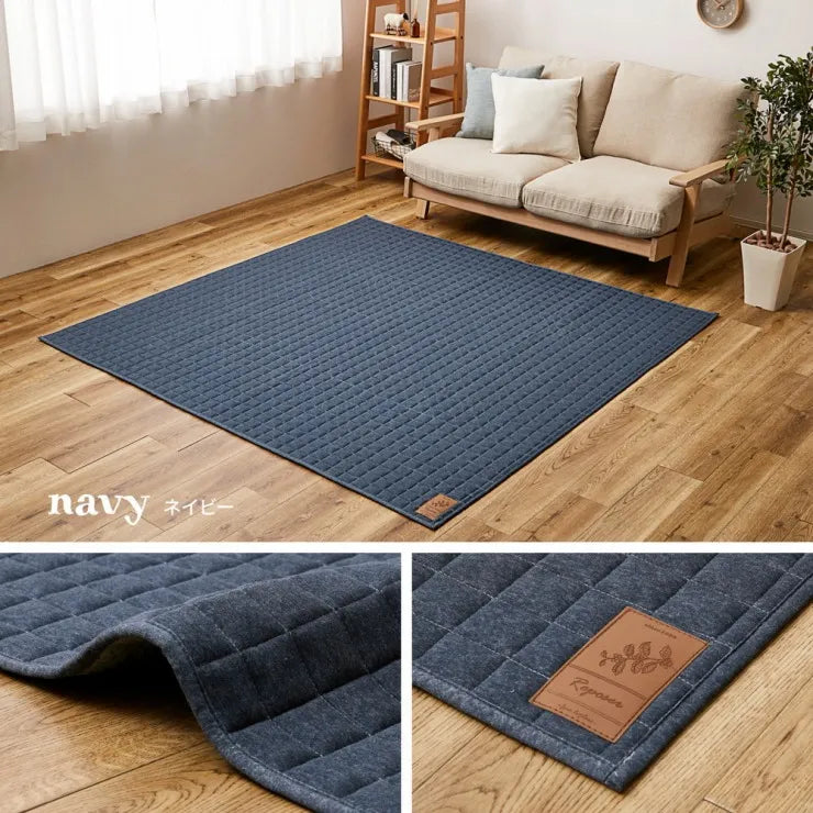 スウェットキルトラグ ココン 幅190cm 奥行き190cm