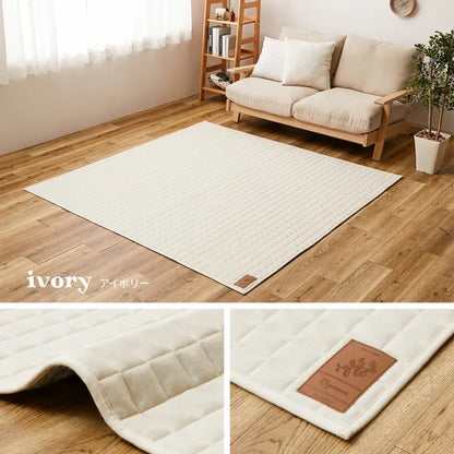 スウェットキルトラグ ココン 幅190cm 奥行き190cm