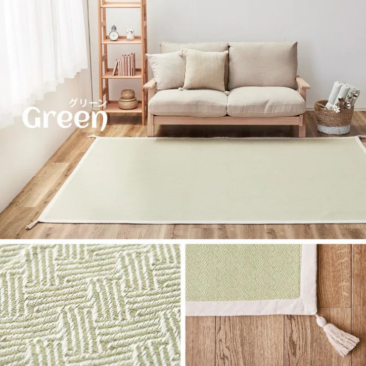 インド綿ラグ アルト 幅130cm 奥行き185cm