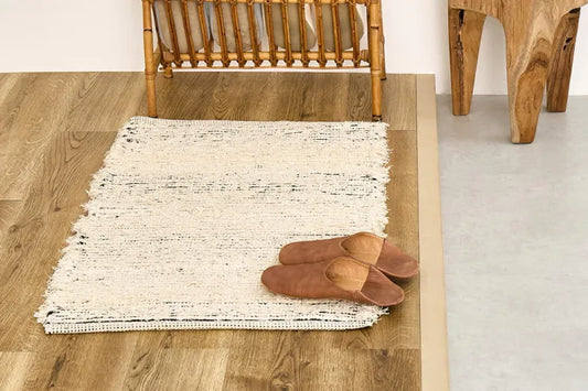 インド綿ラグマット チンディ 幅50cm 奥行き80cm