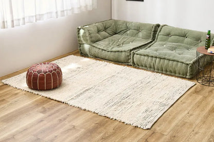 インド綿ラグマット チンディ 幅120cm 奥行き180cm