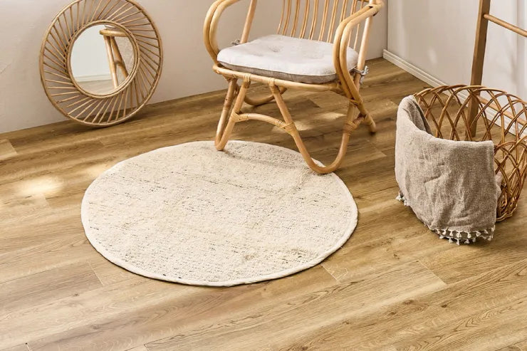 インド綿ラグマット チンディ 90cm 円形