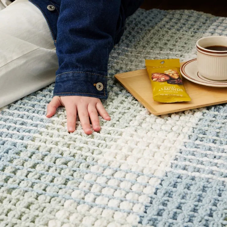 ワッフル風マット エルフ 幅100cm 奥行き140cm