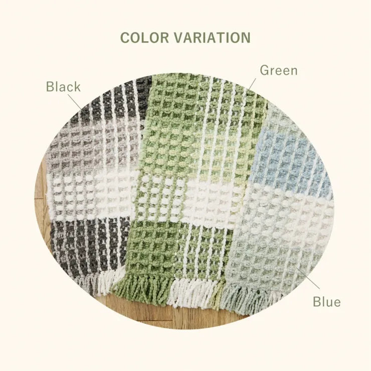 ワッフル風マット エルフ 幅100cm 奥行き140cm