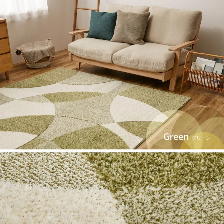 国産高機能ラグ ジャスト 幅130cm 奥行き190cm