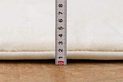 洗える低反発ラグ メレンゲタッチ 幅185cm 奥行き185cm