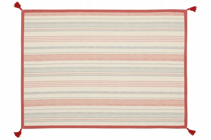 インド綿ラグ テラ 幅130cm 奥行き185cm