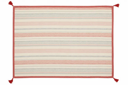 インド綿ラグ テラ 幅130cm 奥行き185cm