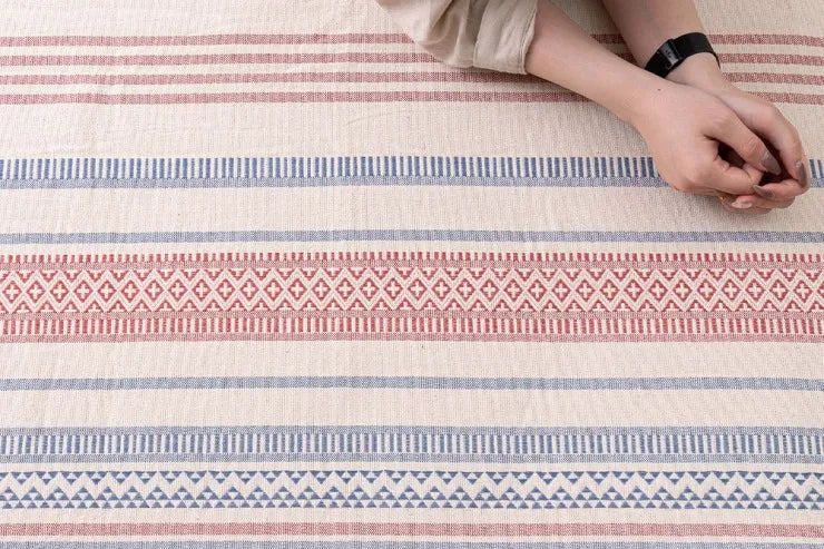 インド綿ラグ テラ 幅185cm 奥行き240cm