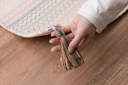 インド綿ラグ ハシーナ 幅130cm 奥行き185cm