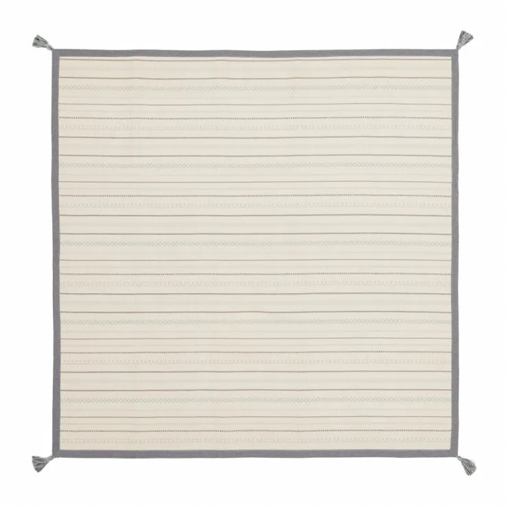 インド綿ラグ ティック 幅185cm 奥行き185cm