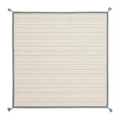 インド綿ラグ ティック 幅185cm 奥行き185cm