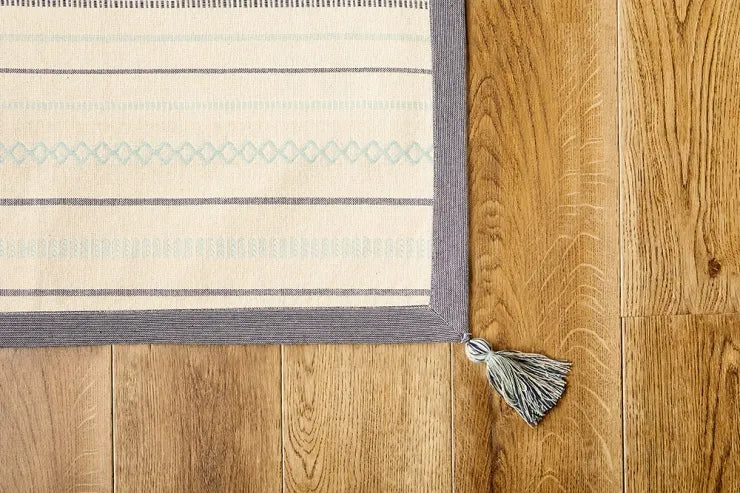 インド綿ラグ ティック 幅130cm 奥行き185cm