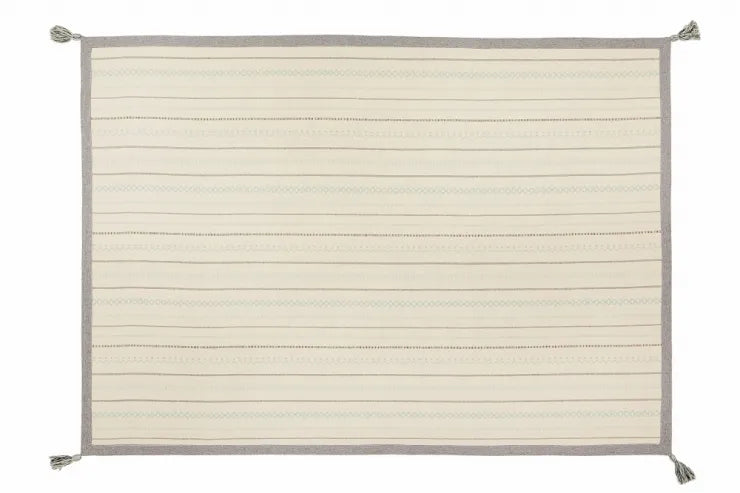 インド綿ラグ ティック 幅185cm 奥行き240cm