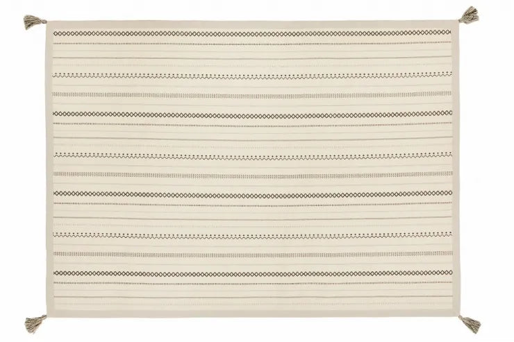 インド綿ラグ ティック 幅185cm 奥行き240cm