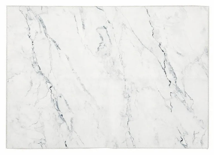 転写プリントラグ 大理石柄 幅130cm 奥行き190cm