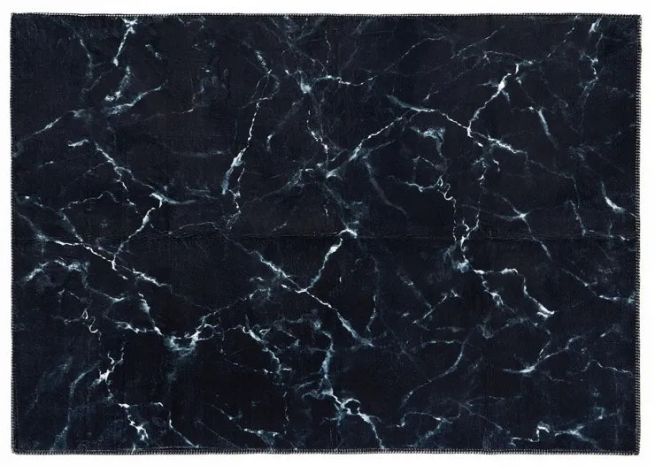 転写プリントラグ 大理石柄 幅130cm 奥行き190cm
