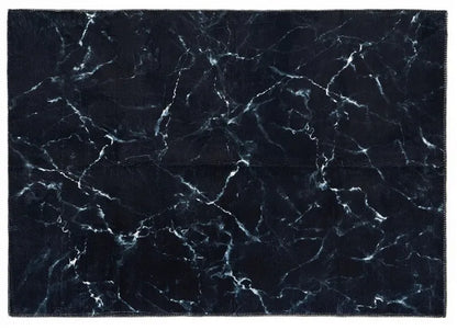 転写プリントラグ 大理石柄 幅130cm 奥行き190cm