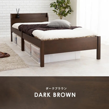 簡単組立 シングルベッド MB-5096S 幅98.5cm 奥行221cm 高さ68cm 床面高さ36cm