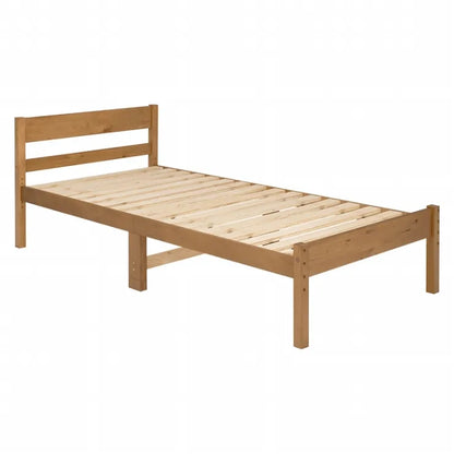 マットレス付きシングルベッド MB-5107S3301 幅100cm 奥行き206cm 高さ70cm 床面高さ29～39cm