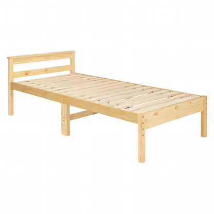 マットレス付きシングルベッド MB-5108S3301 幅98cm 奥行き208cm 高さ67cm 床面高さ29～39cm