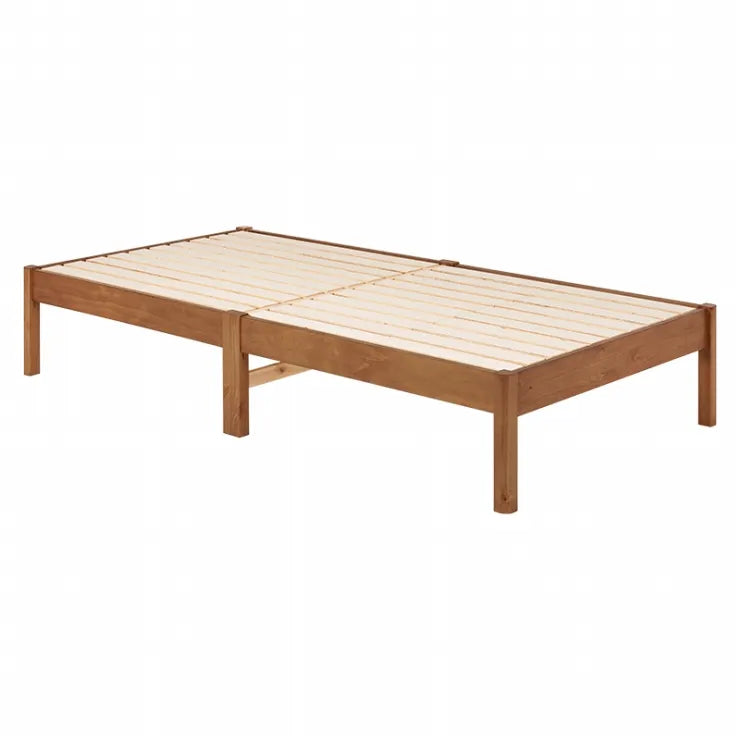簡単組立 マットレス付きシングルベッド MB-5145S3301 幅99.5cm 奥行き198cm 高さ36.5cm 床面高さ36cm