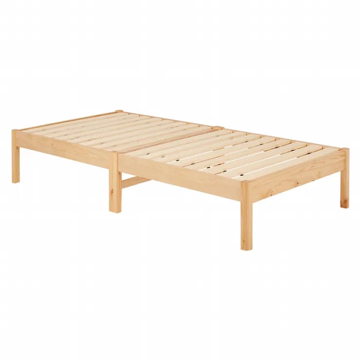 簡単組立 マットレス付きシングルベッド MB-5149S3301 幅99.5cm 奥行き198cm 高さ36.5cm 床面高さ36cm