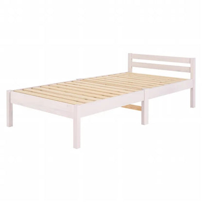 簡単組立 マットレス付きシングルベッド MB-5155S3301 幅99.5cm 奥行き204cm 高さ60cm 床面高さ36cm