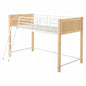 Folding leg table MT-6866 Width 105cm Depth 55cm Height 32(7)cm Folding center table Natural Brown Wooden table Solid Iron Retro Cafe table Wood table Modern Scandinavian Stylish Cute Industrial