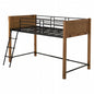 Folding leg table MT-6866 Width 105cm Depth 55cm Height 32(7)cm Folding center table Natural Brown Wooden table Solid Iron Retro Cafe table Wood table Modern Scandinavian Stylish Cute Industrial