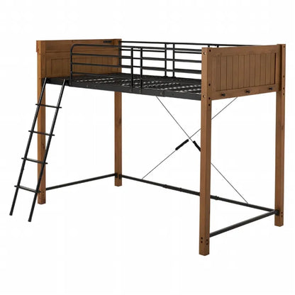 Folding leg table MT-6866 Width 105cm Depth 55cm Height 32(7)cm Folding center table Natural Brown Wooden table Solid Iron Retro Cafe table Wood table Modern Scandinavian Stylish Cute Industrial