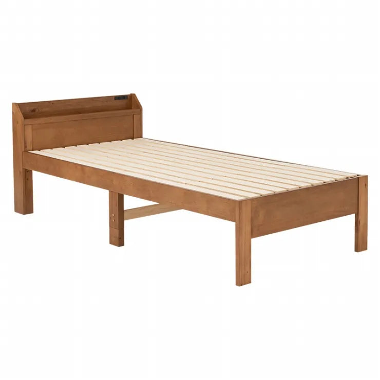 マットレス付きシングルベッド MB-5164S3301 幅97.5cm 奥行き211.5cm 高さ72cm 床面高さ31～41cm