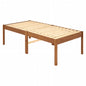 Folding leg table MT-6866 Width 105cm Depth 55cm Height 32(7)cm Folding center table Natural Brown Wooden table Solid Iron Retro Cafe table Wood table Modern Scandinavian Stylish Cute Industrial