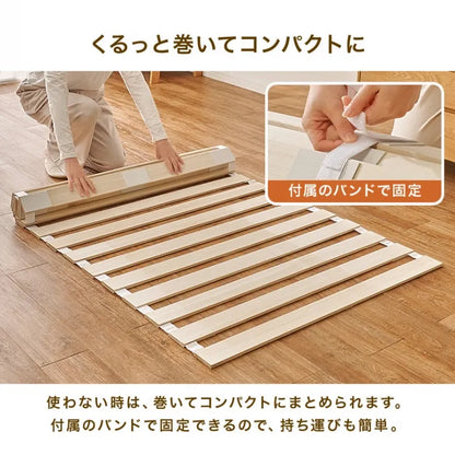 ロール式すのこマット シングル MB-5305S 幅100cm 奥行き200cm 高さ1.2cm
