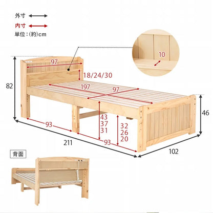 Folding leg table MT-6866 Width 105cm Depth 55cm Height 32(7)cm Folding center table Natural Brown Wooden table Solid Iron Retro Cafe table Wood table Modern Scandinavian Stylish Cute Industrial
