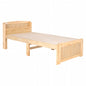 マットレス付きシングルベッド MB-5915S3302 幅102cm 奥行き211cm 高さ82cm 床面高さ31～43cm