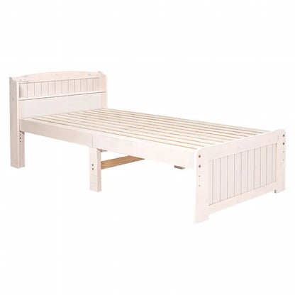 マットレス付きシングルベッド MB-5915S3302 幅102cm 奥行き211cm 高さ82cm 床面高さ31～43cm