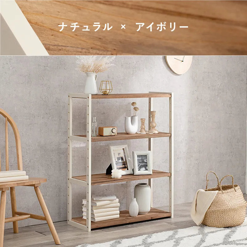 ラック MCC-6143 幅75cm 奥行き28cm 高さ95cm