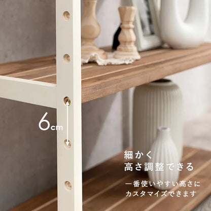 ラック MCC-6143 幅75cm 奥行き28cm 高さ95cm