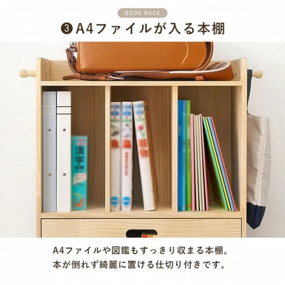 ランドセルラック MCC-6430 幅53cm 奥行き29cm 高さ76.5cm