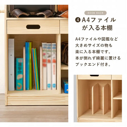 ランドセルラック MCC-6431 幅62cm 奥行き40cm 高さ60cm