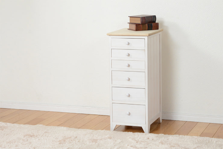 Chest MCH-5385 Width 41cm Depth 31cm Height 93cm Chest of drawers 5 drawers Cabinet Entryway storage Living room Dining room Wagon Stylish Small item storage Laundry storage Kitchen counter Kitchen Assembled Rack Shelf Storage