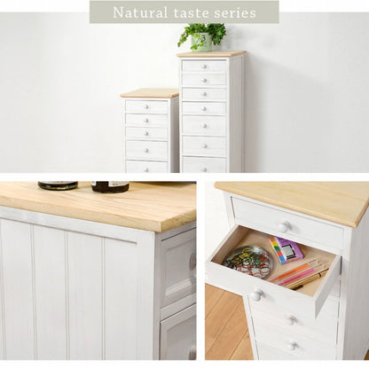 Chest MCH-5385 Width 41cm Depth 31cm Height 93cm Chest of drawers 5 drawers Cabinet Entryway storage Living room Dining room Wagon Stylish Small item storage Laundry storage Kitchen counter Kitchen Assembled Rack Shelf Storage