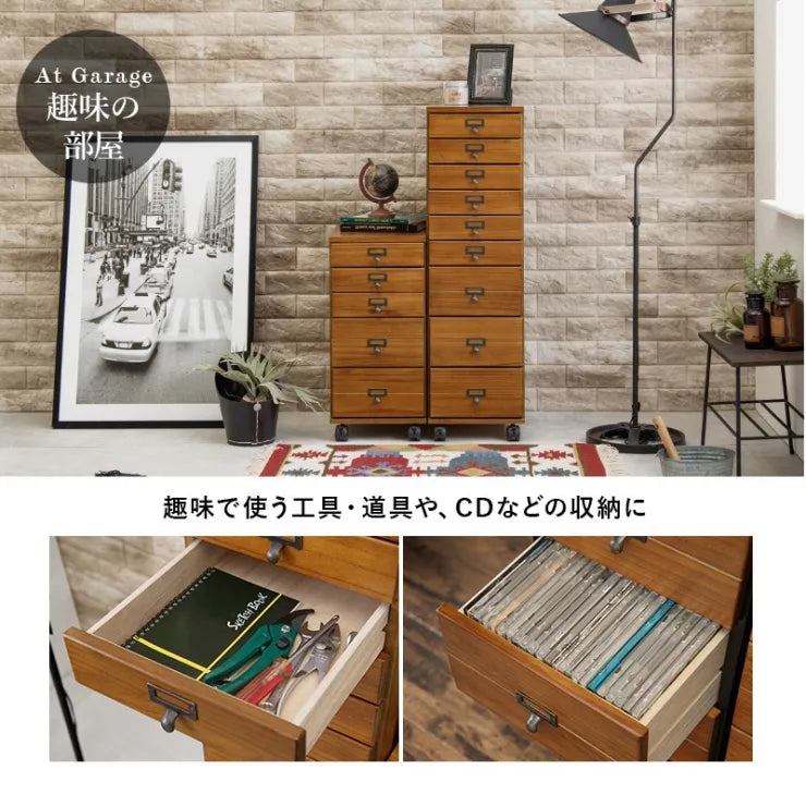 チェスト MCH-6170 幅28cm 奥行き37cm 高さ60cm