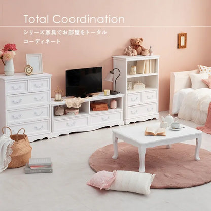 チェスト MCH-6590 MCH-6595 幅50cm 奥行き33.5cm 高さ91cm