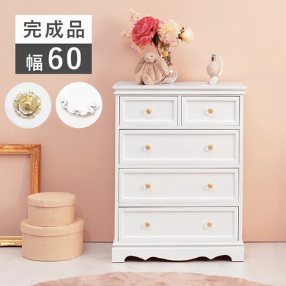 チェスト MCH-6591 MCH-6596 幅60cm 奥行き33.5cm 高さ78.5cm