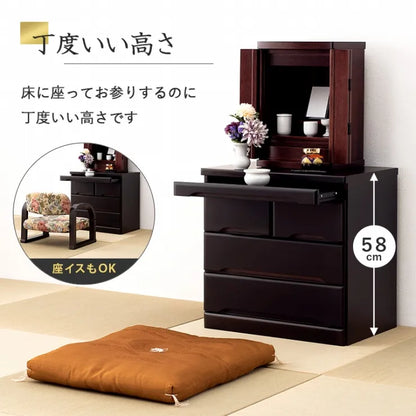仏壇チェスト MCH-6793 幅60cm 奥行き40cm 高さ58cm